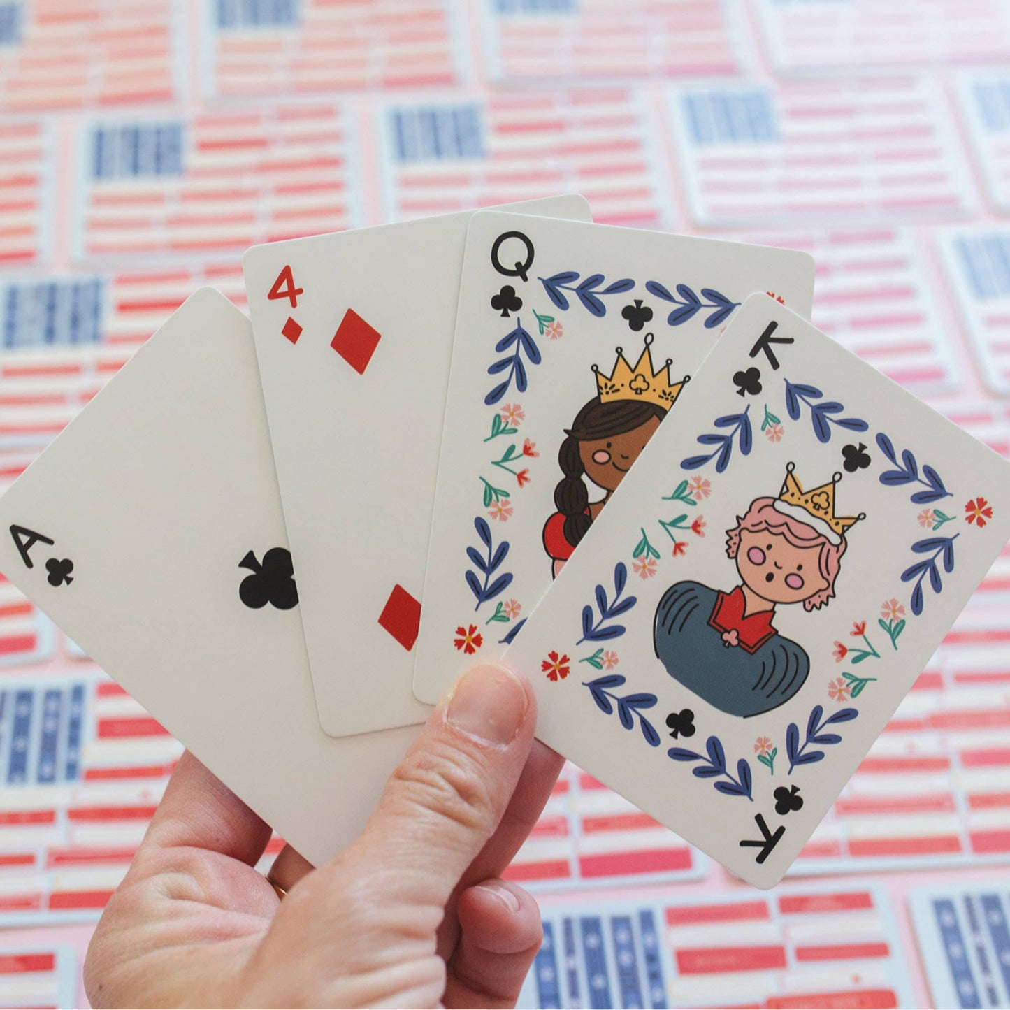 Pippi Post - American Flag Books Deck of Playing Cards