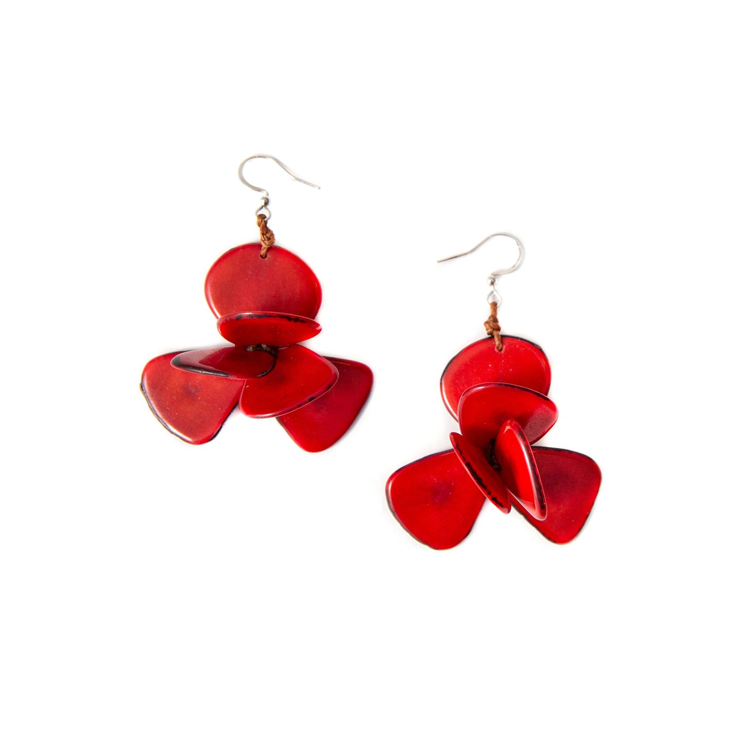 Organic Tagua Jewelry - Florence Earrings