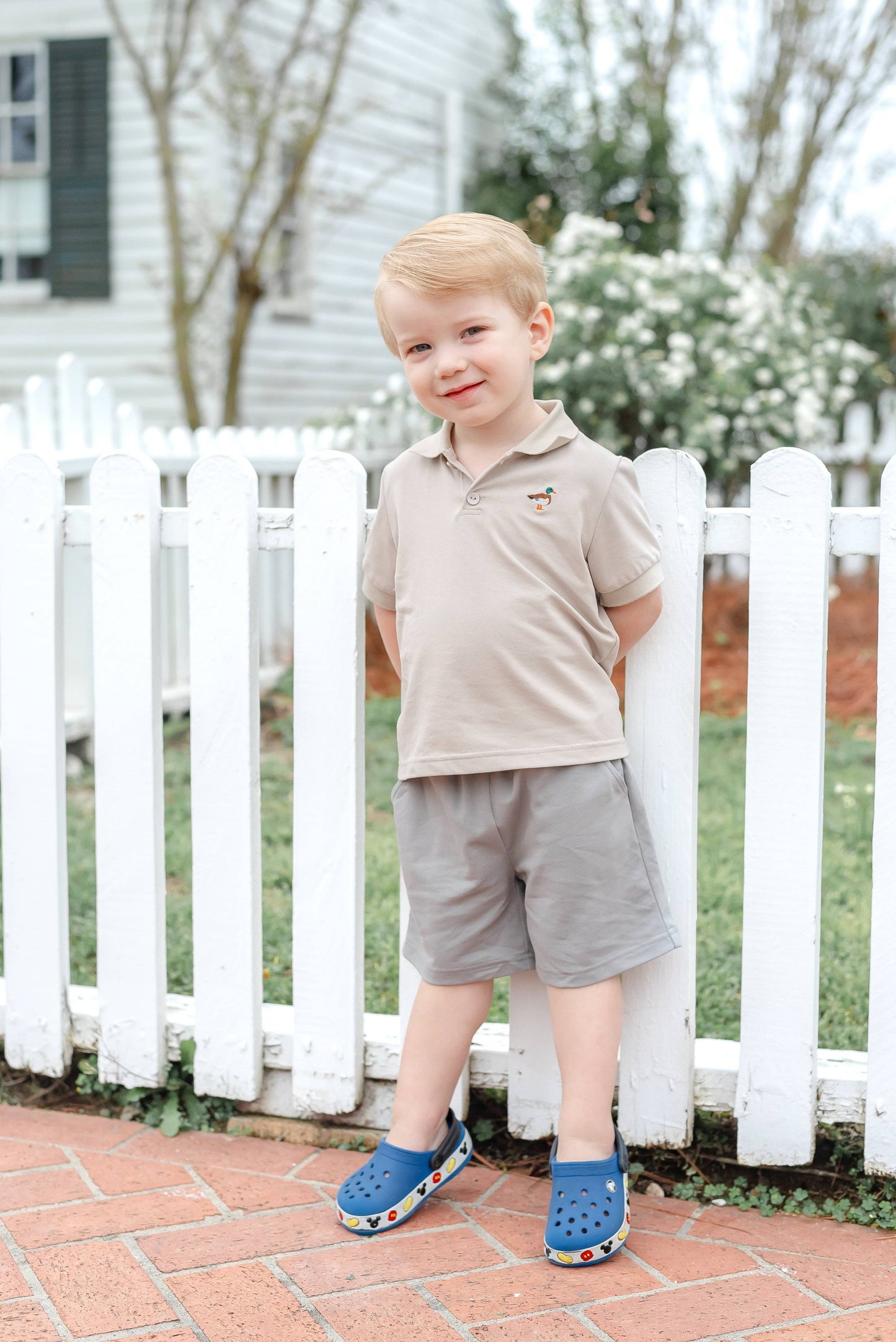 Lil Cactus - Light Brown Mallard Duck Golf Polo Shirt