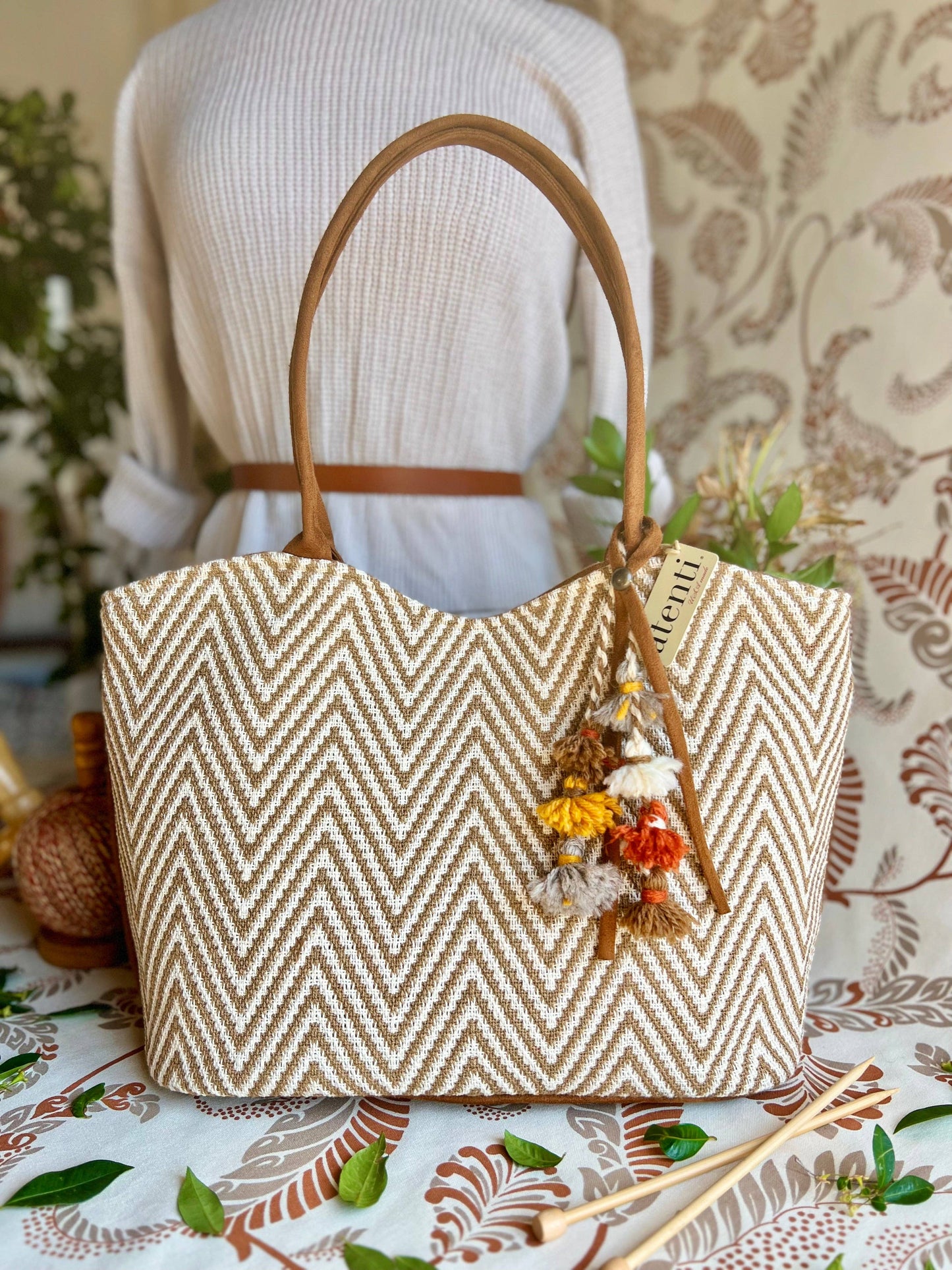 Atenti - Hanna Lolita: USA Made, Handbag with Matching Pouch