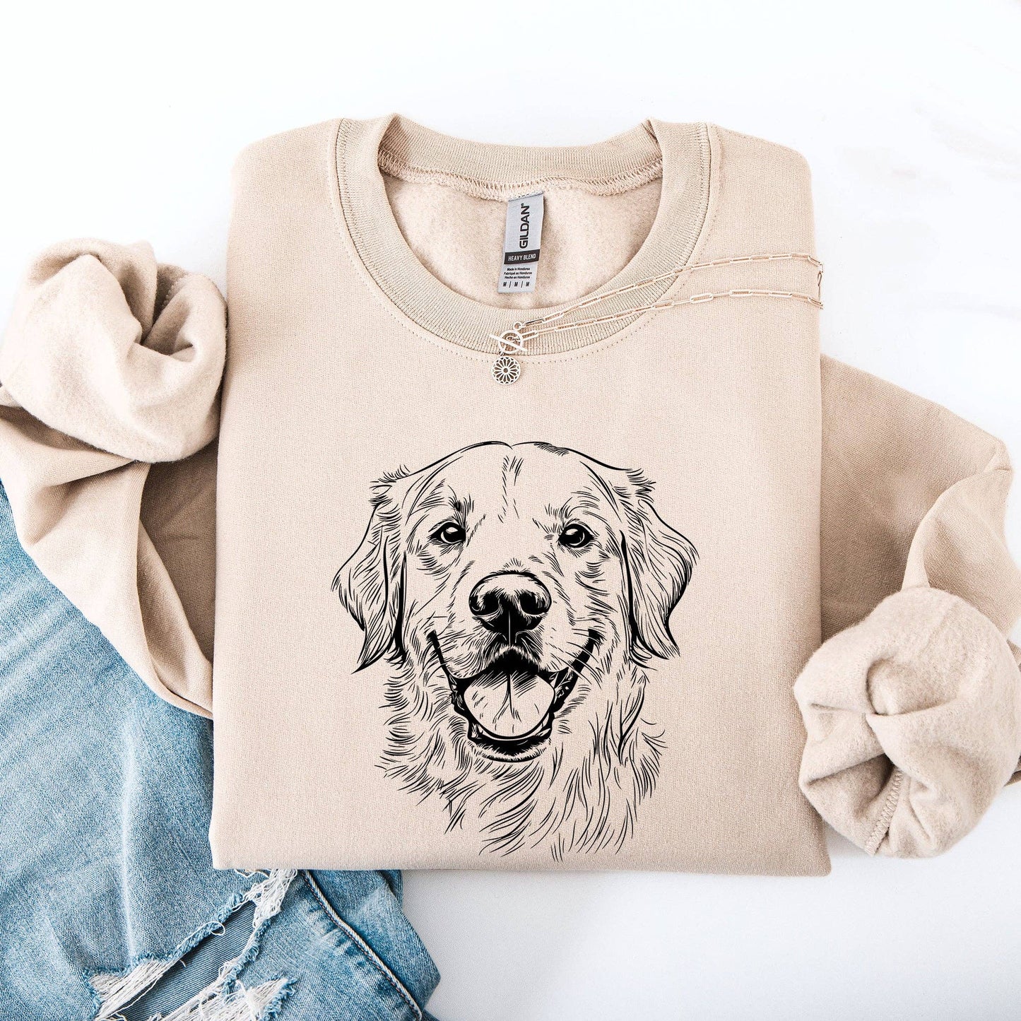 Refinery Number One LLC - Golden Retriever, Pet, Dog Breed Sweatshirt
