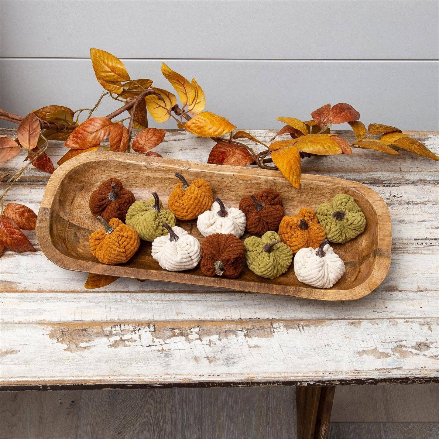 Audrey's Home & Gift - Mini Corduroy Harvest Pumpkins (Set Of 12) | Fall Decor