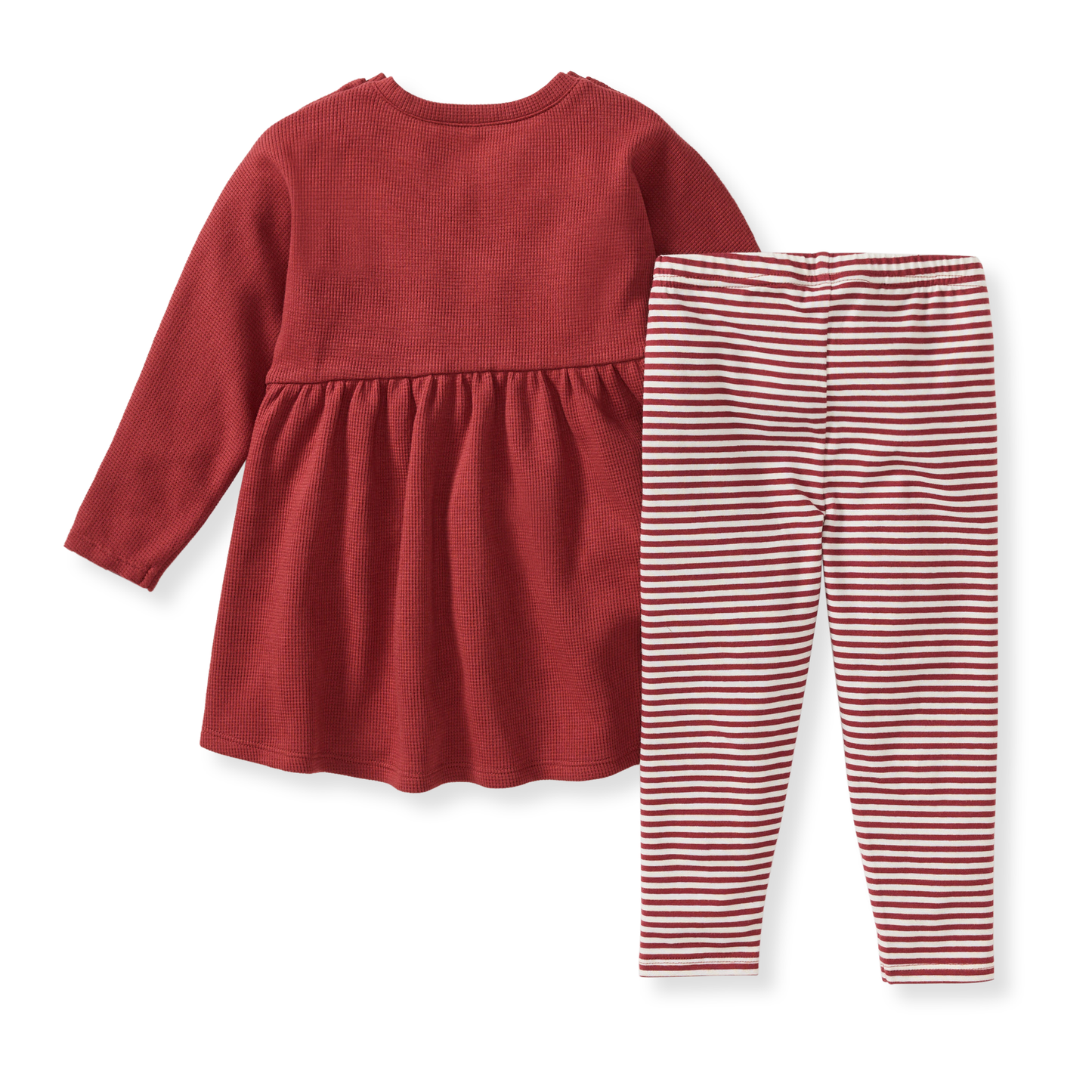 Burt's Bees Baby - Thermal Organic Girl Tunic & Pants Set
