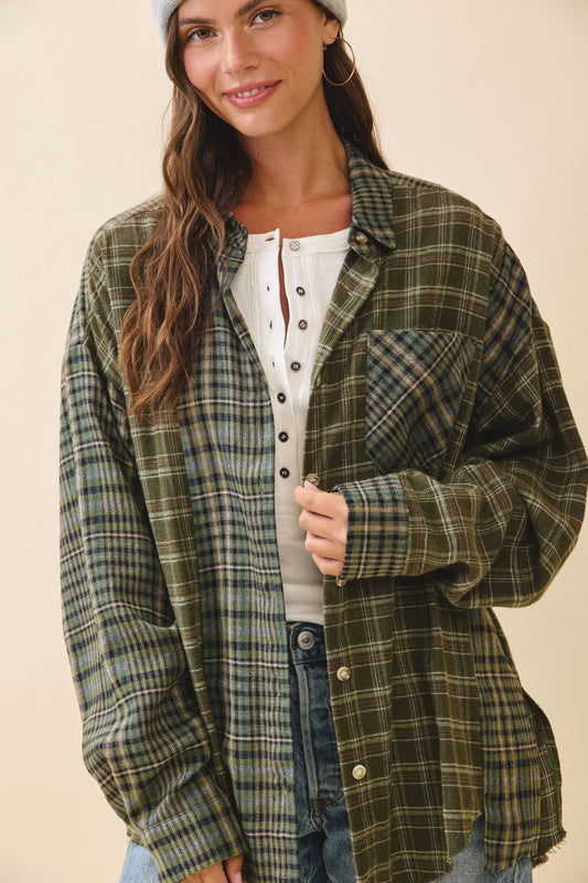 AEMI + CO - 8376EN Kambrie Plaid Flannel Shirt 1