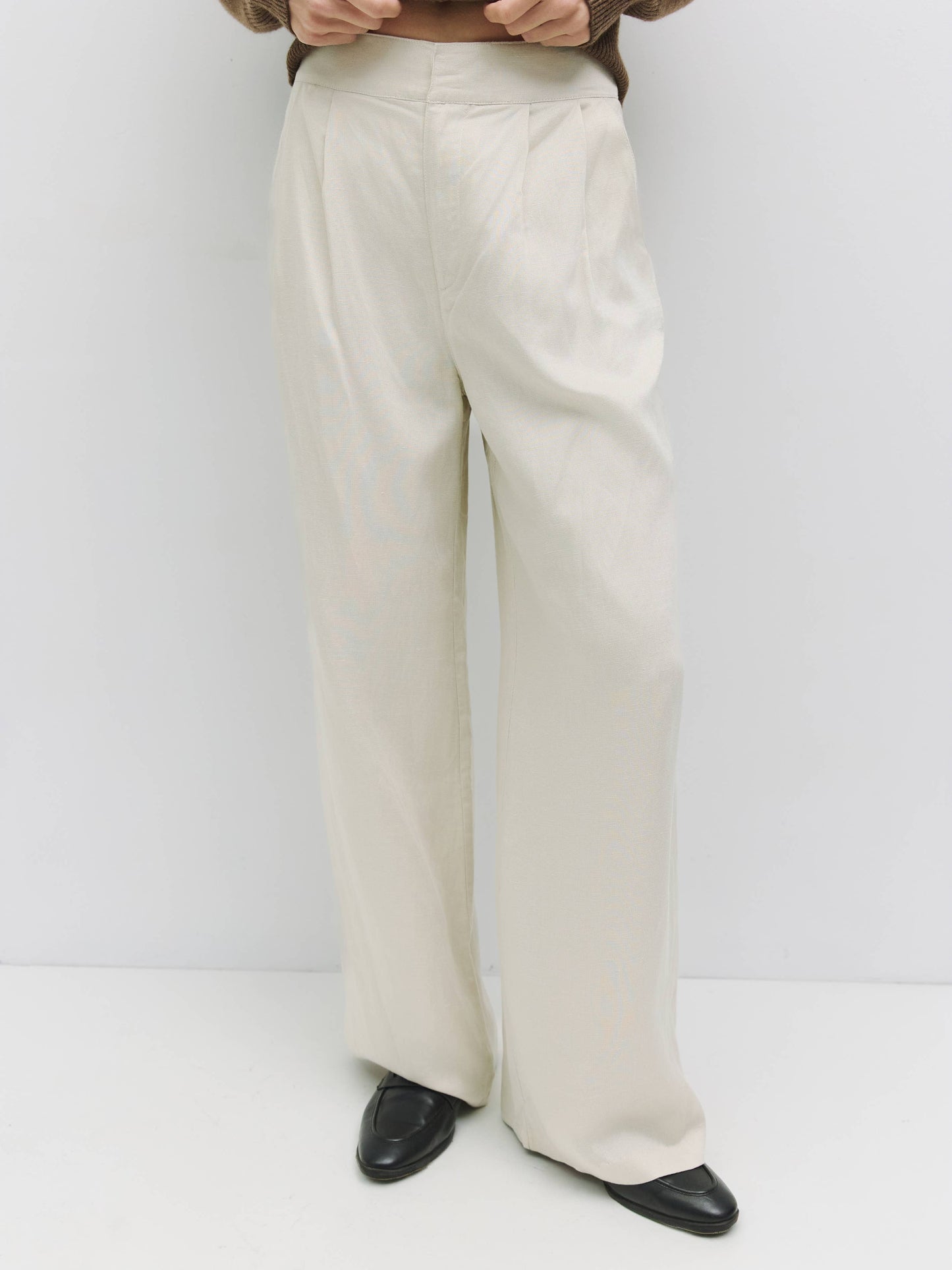 MOD REF - The Sylvia Pants | Linen Blend Trousers