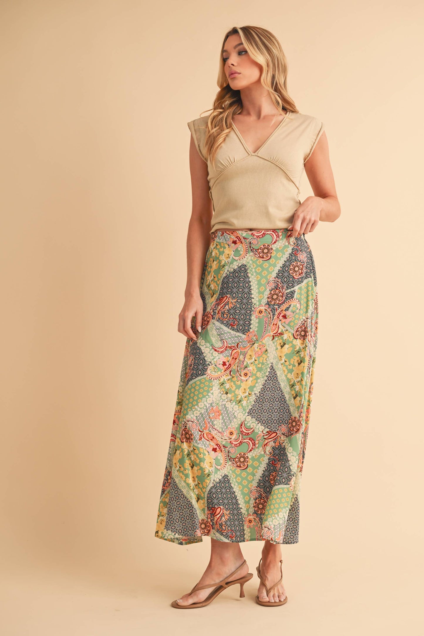 AEMI + CO - 773DN Bradyn Print Skirt 6