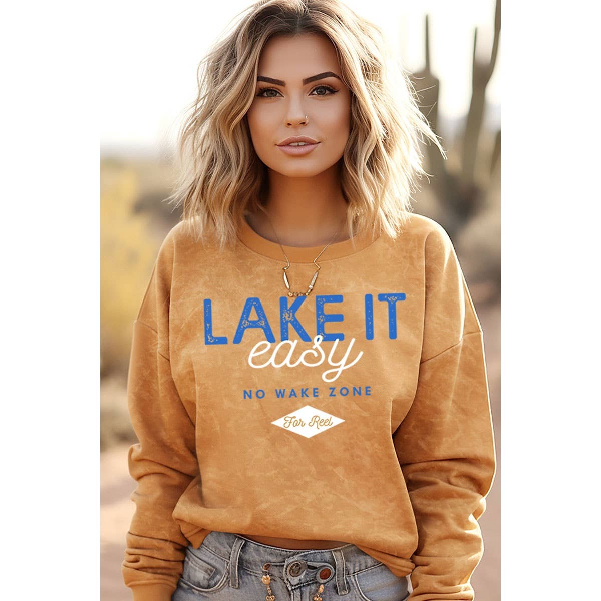 HRTandLUV - LAKE IT EASY MINERAL GRAPHIC SWEATSHIRTS