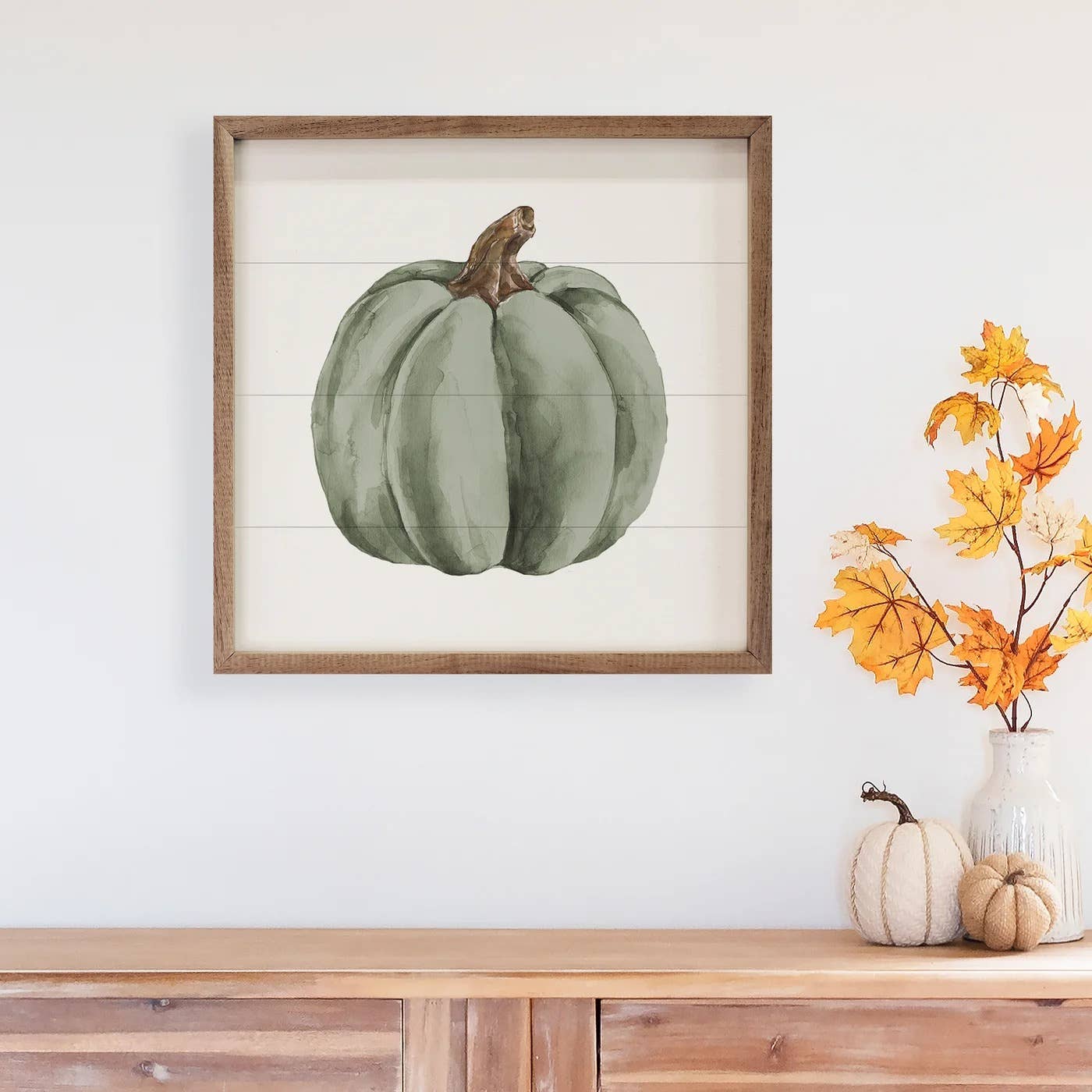 Kendrick Home - Watercolor Green Pumpkin