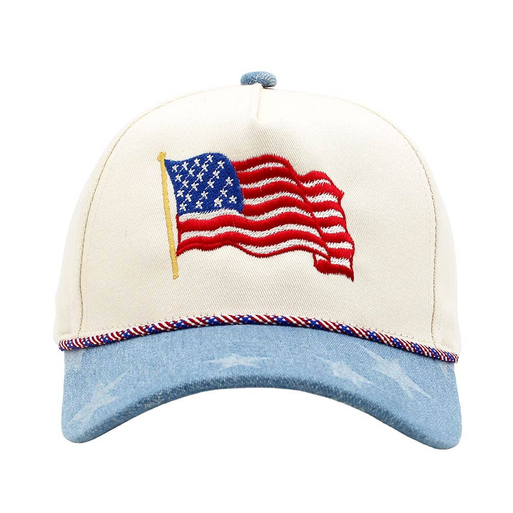 Sensibling Corp. - USA 250th Anniversary Patriotic Embroidered Baseball Cap