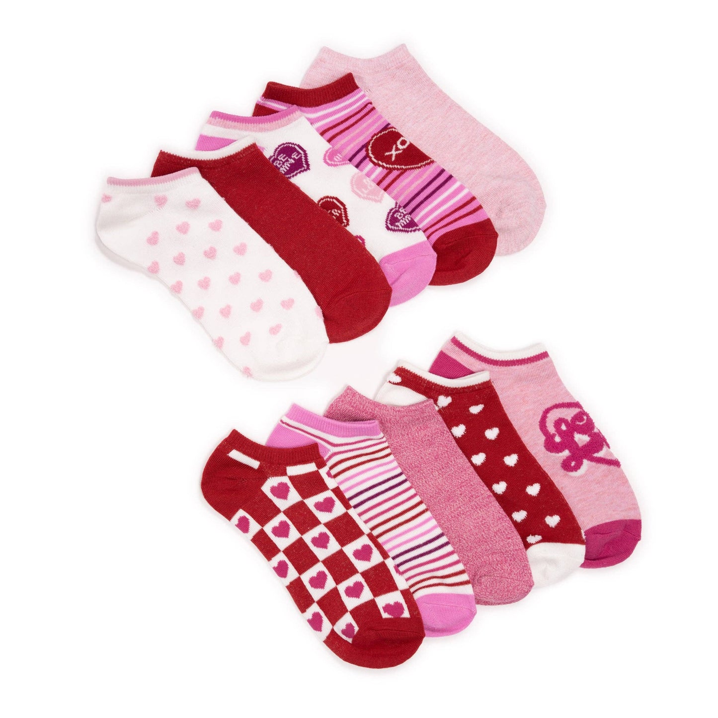 Muk Luks - MUK LUKS Women's 5 Pack Valentine's Day Socks