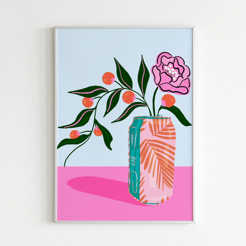 Tara Reed - Flower Can 8" x 10" Art Print