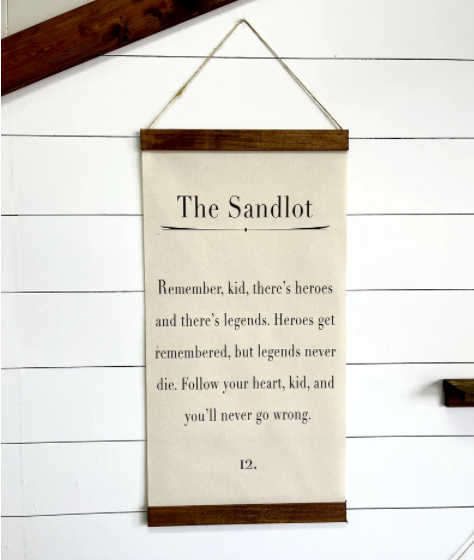 Red Barn Canvas - The Sandlot Banner