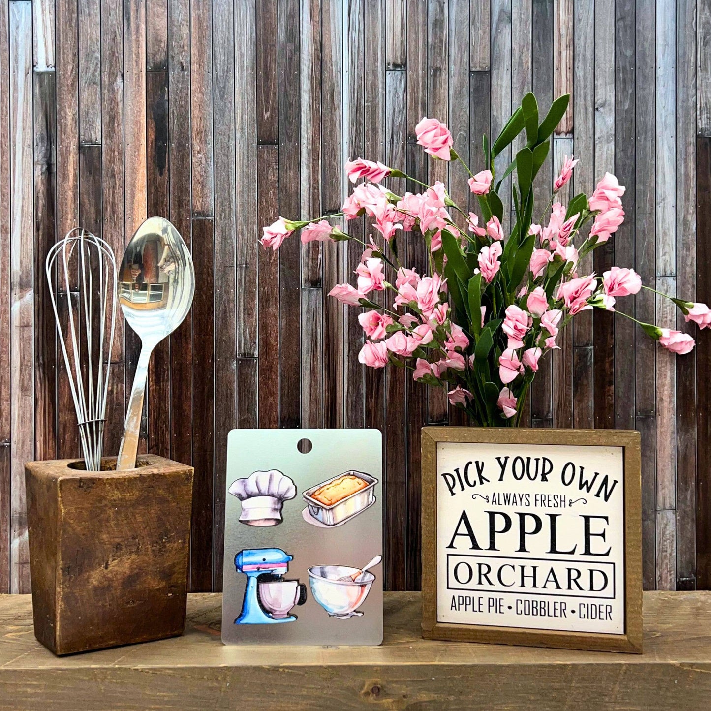 Driftless Studios - Baking Themed Wood Magnet Sets - Gift For Mom